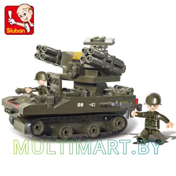 Конструктор Sluban M38-B0283 Зенитно-ракетный комплекс TOR-M1 (212 деталей) картинка 4